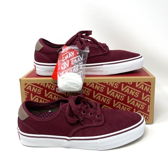 💖MEGA SALE💖Vans Chima Ferguson Port Wine Red Canvas Women's 9 VN0A38CF0QS - Picture 2 of 11